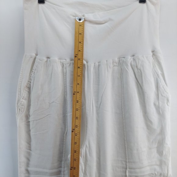 Soft Surroundings Fold Over Waist Pants Wide leg - Picture 5 of 11